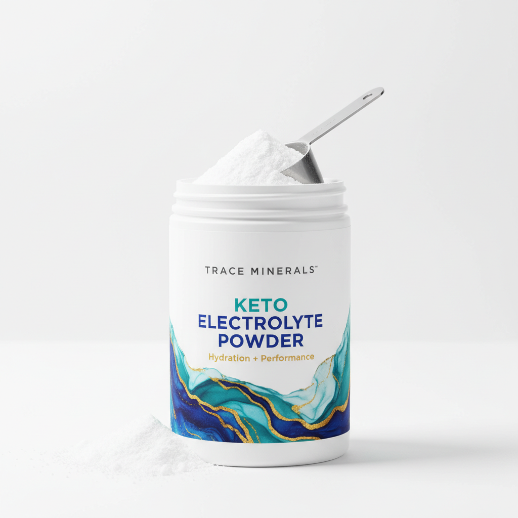 Trace Minerals Keto Electrolyte Powder - Keto Hydration Support Supplement - Mineral Supplement for Energy & Muscle Stamina Support - Zero Carb & Sugar-Free Formula - Lemon Lime, 13 Oz (55 Servings)